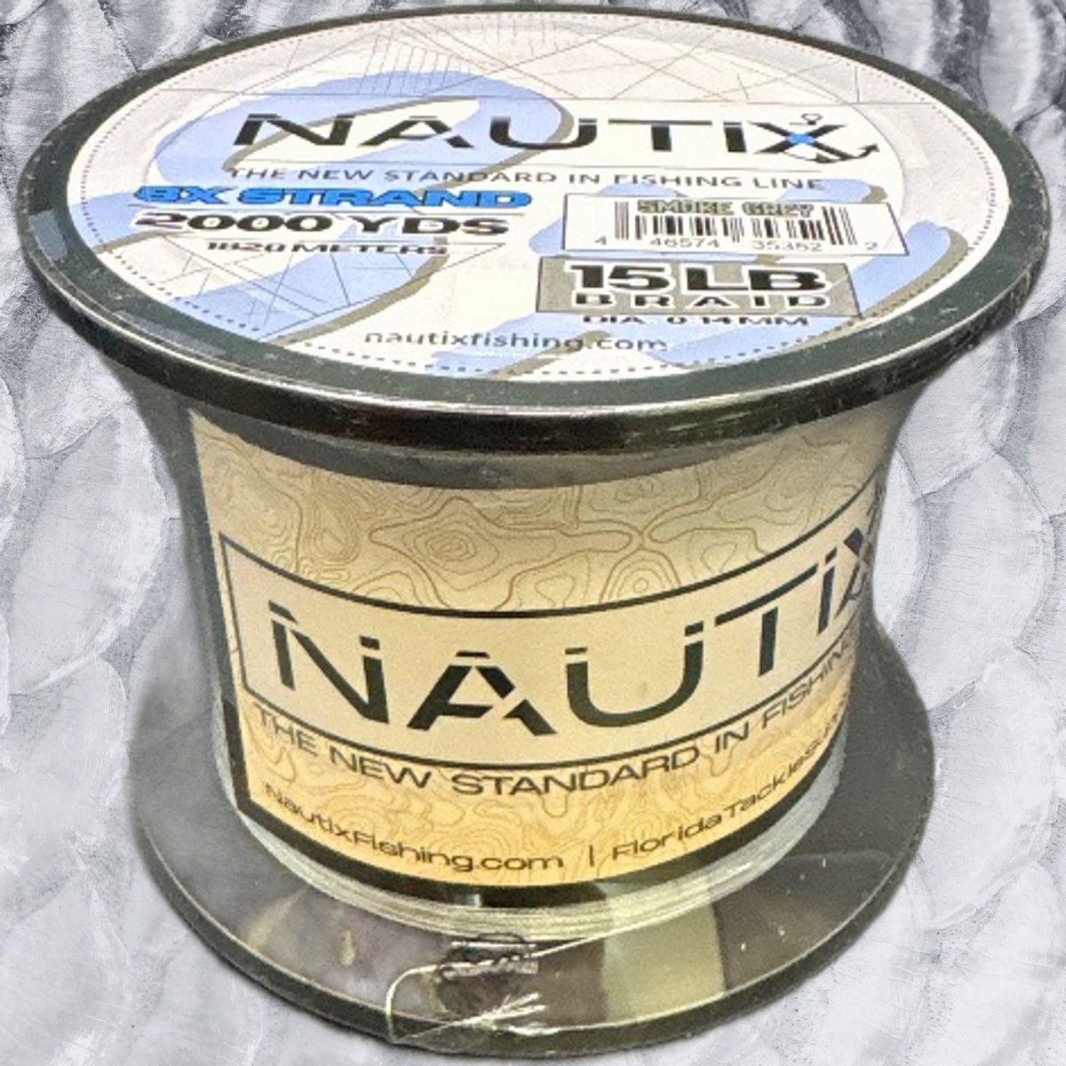 15lb Nautix 8x Braid (Smoke Grey)