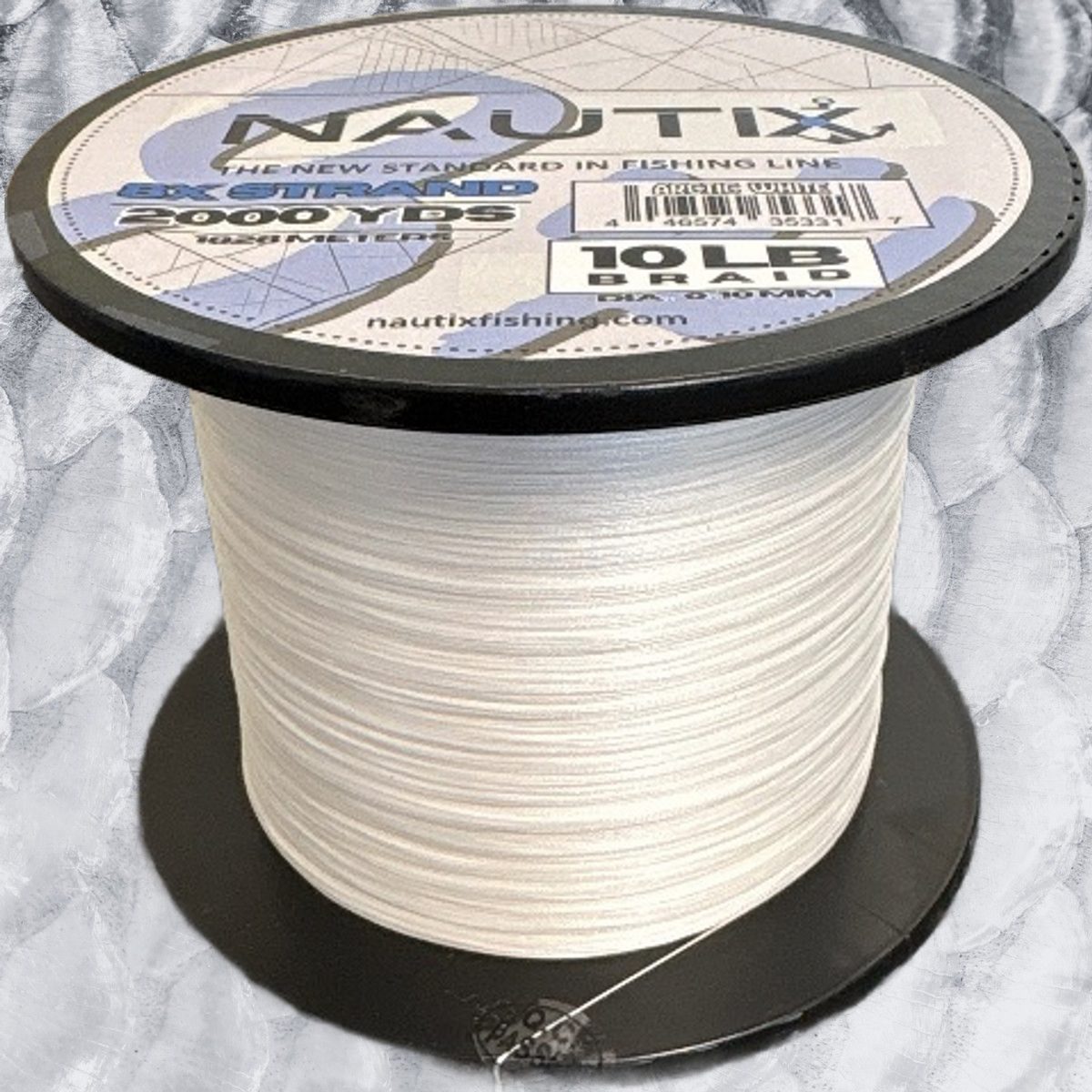 10lb Nautix 8x Braid (Arctic White)
