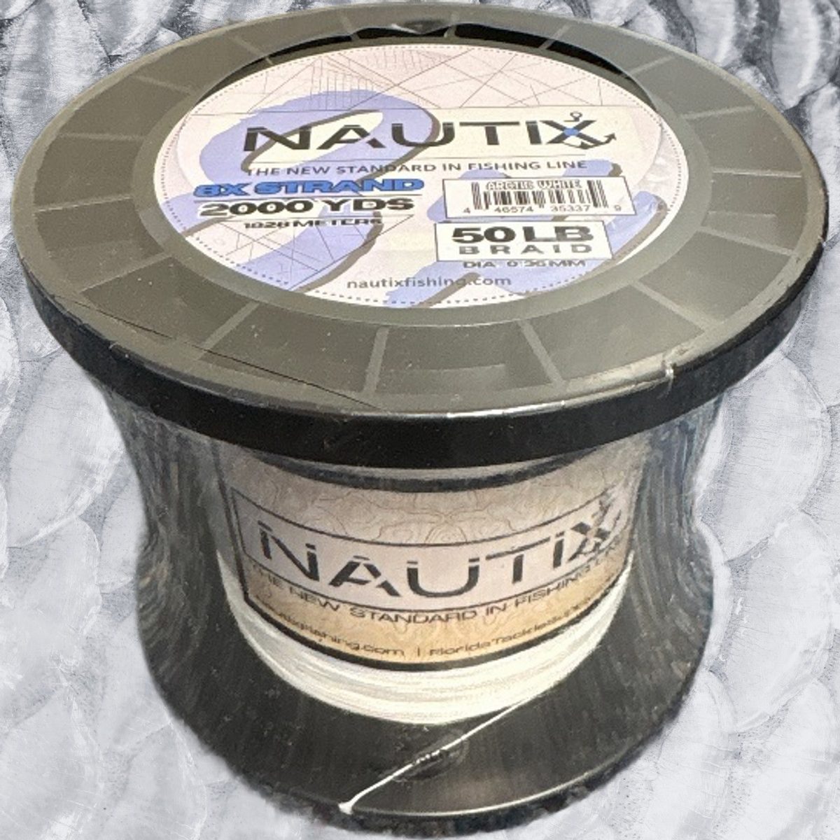 50lb Nautix 8x Braid (Arctic White)
