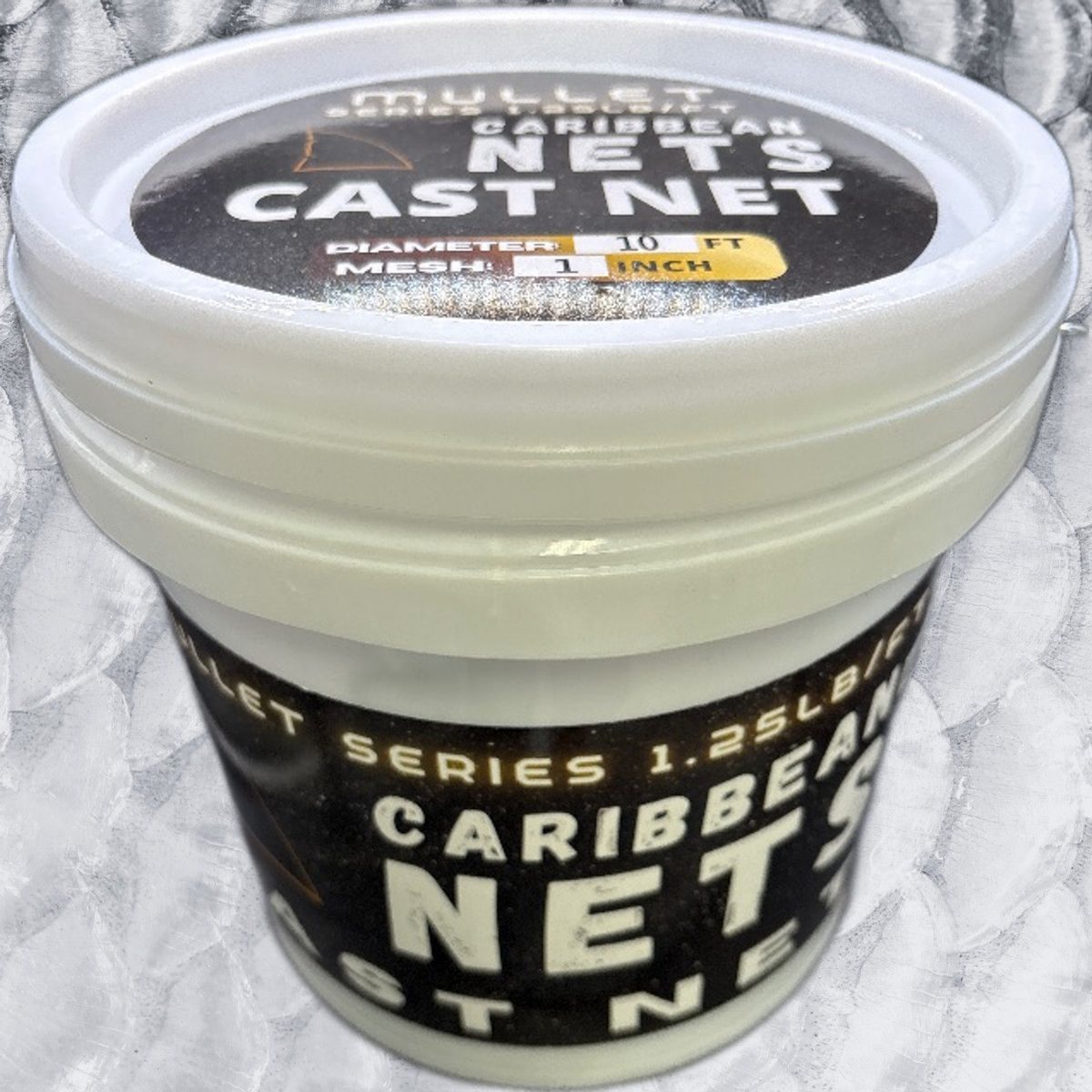 10' 1" Mullet Series Cast Net - Clear (1.25lb)