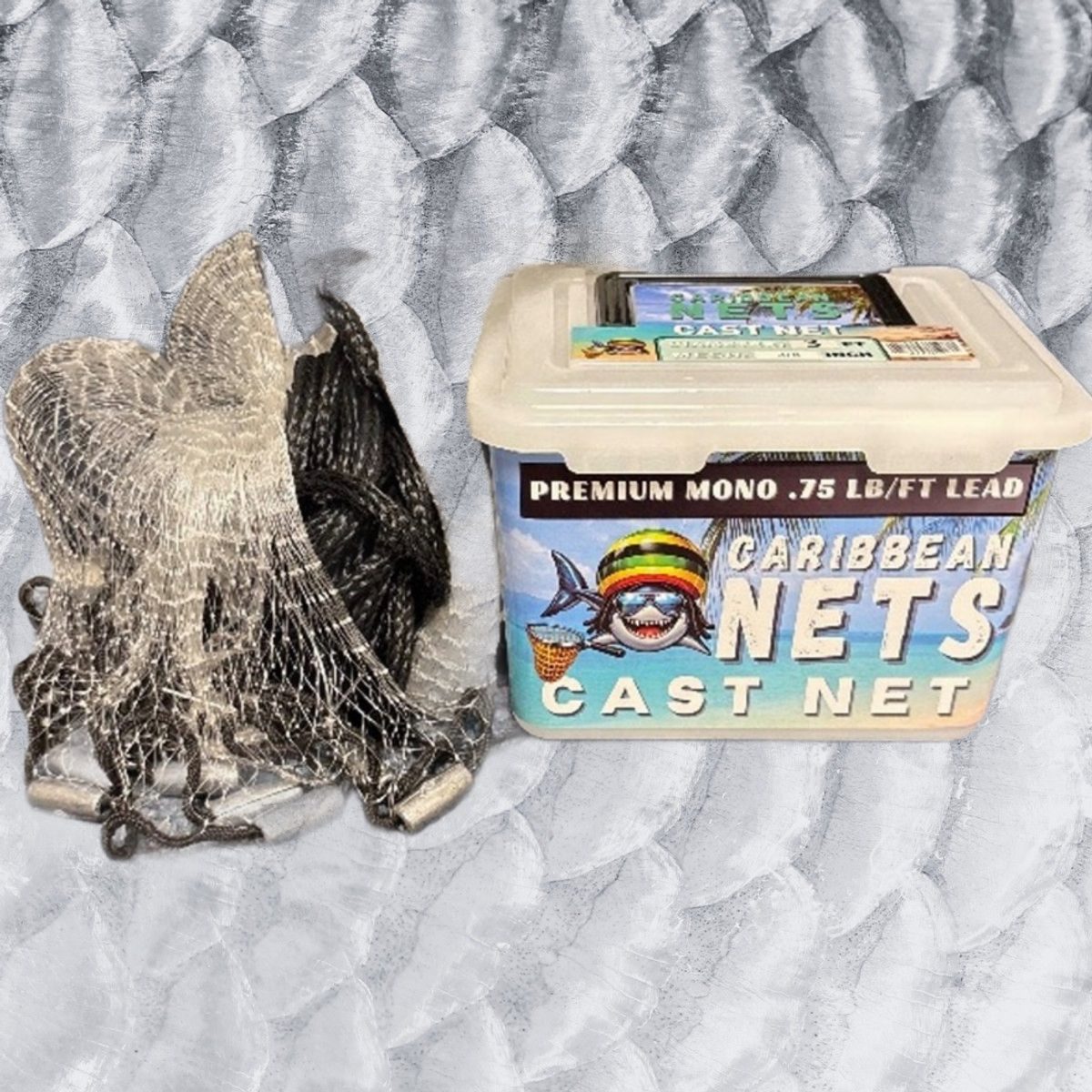 5' - 3/8" Clear Cast Net