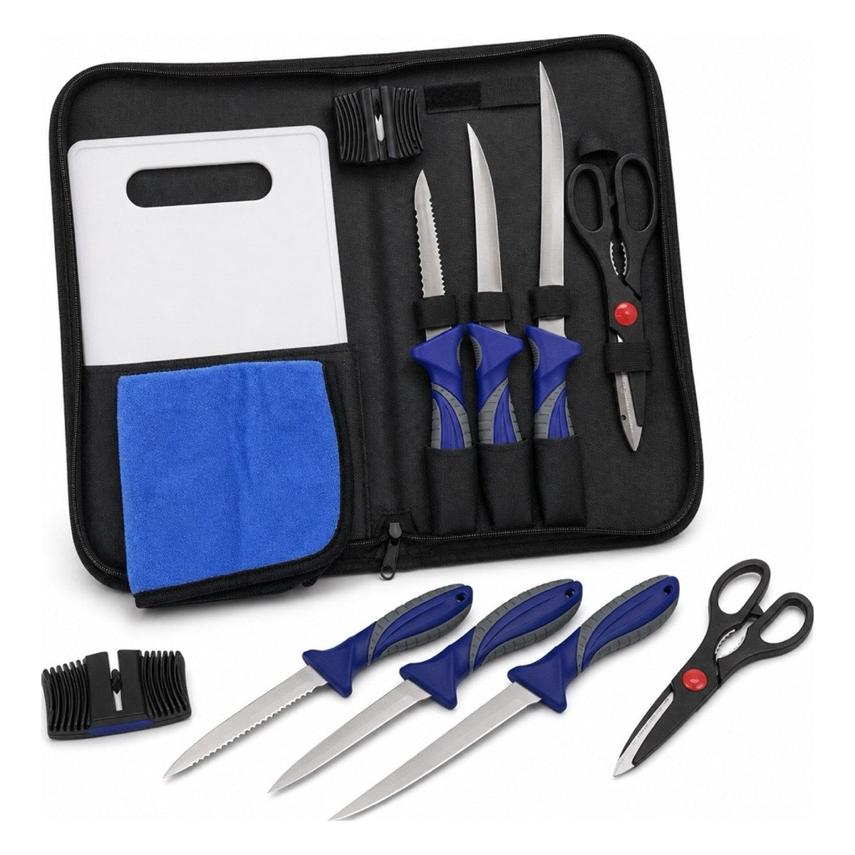 Atisen - Two-Color Blue Knife Set