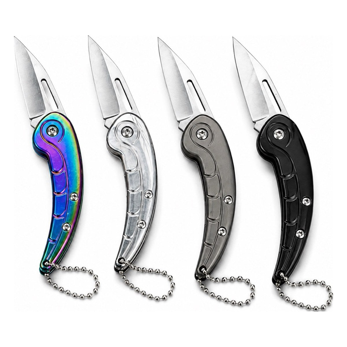 Atisen - 4-Color Curved Steel Knife