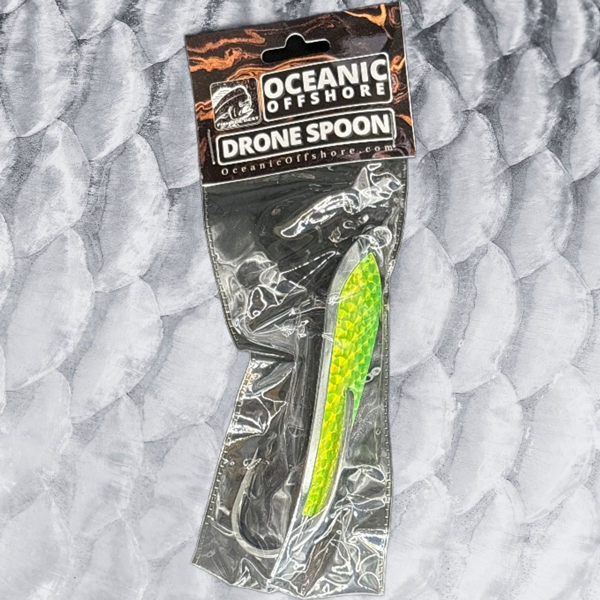 50 Chartreuse on Silver Drone Spoon
