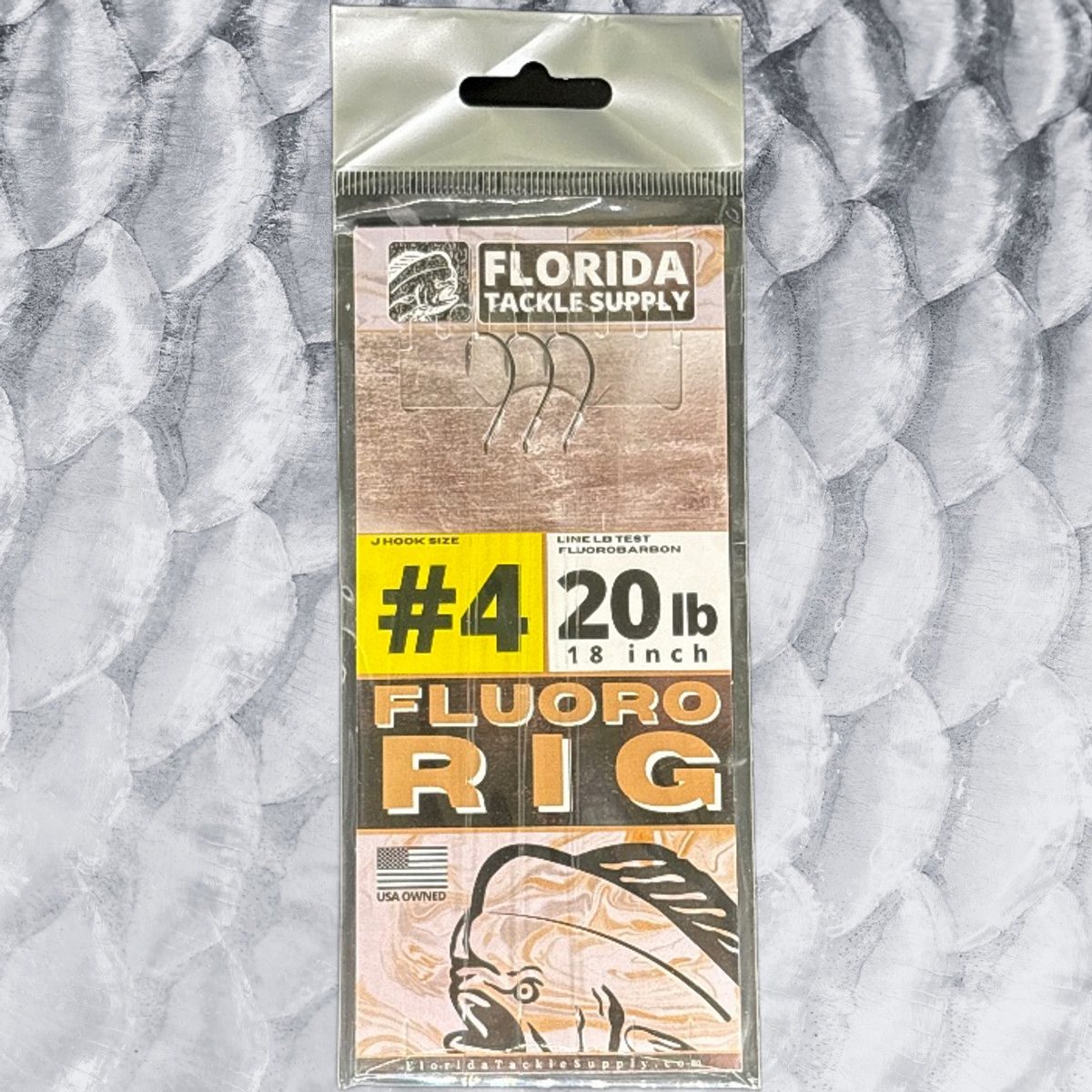#4 Ghost J Hook Fluoro RIG