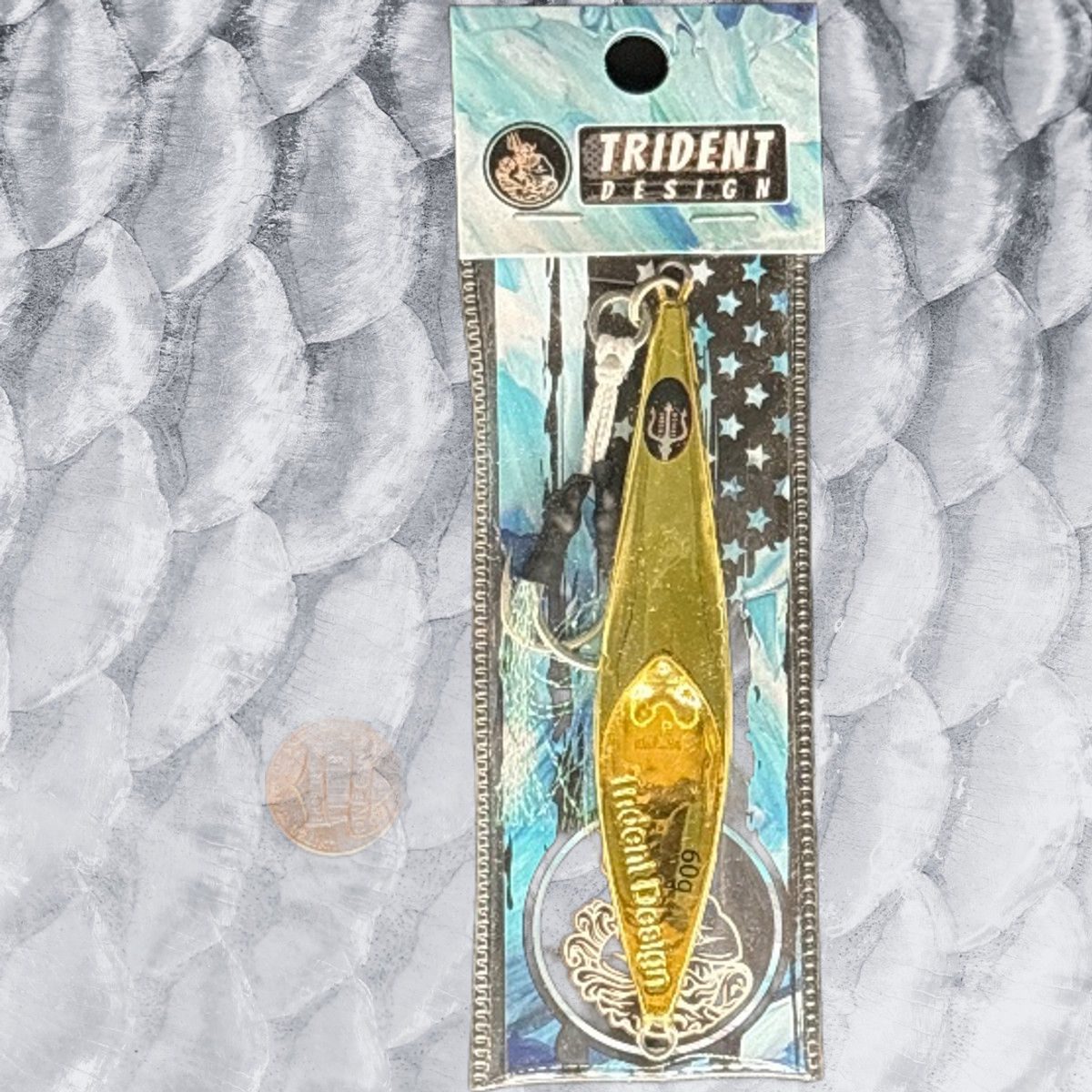 60g Scooped Jig - Gold