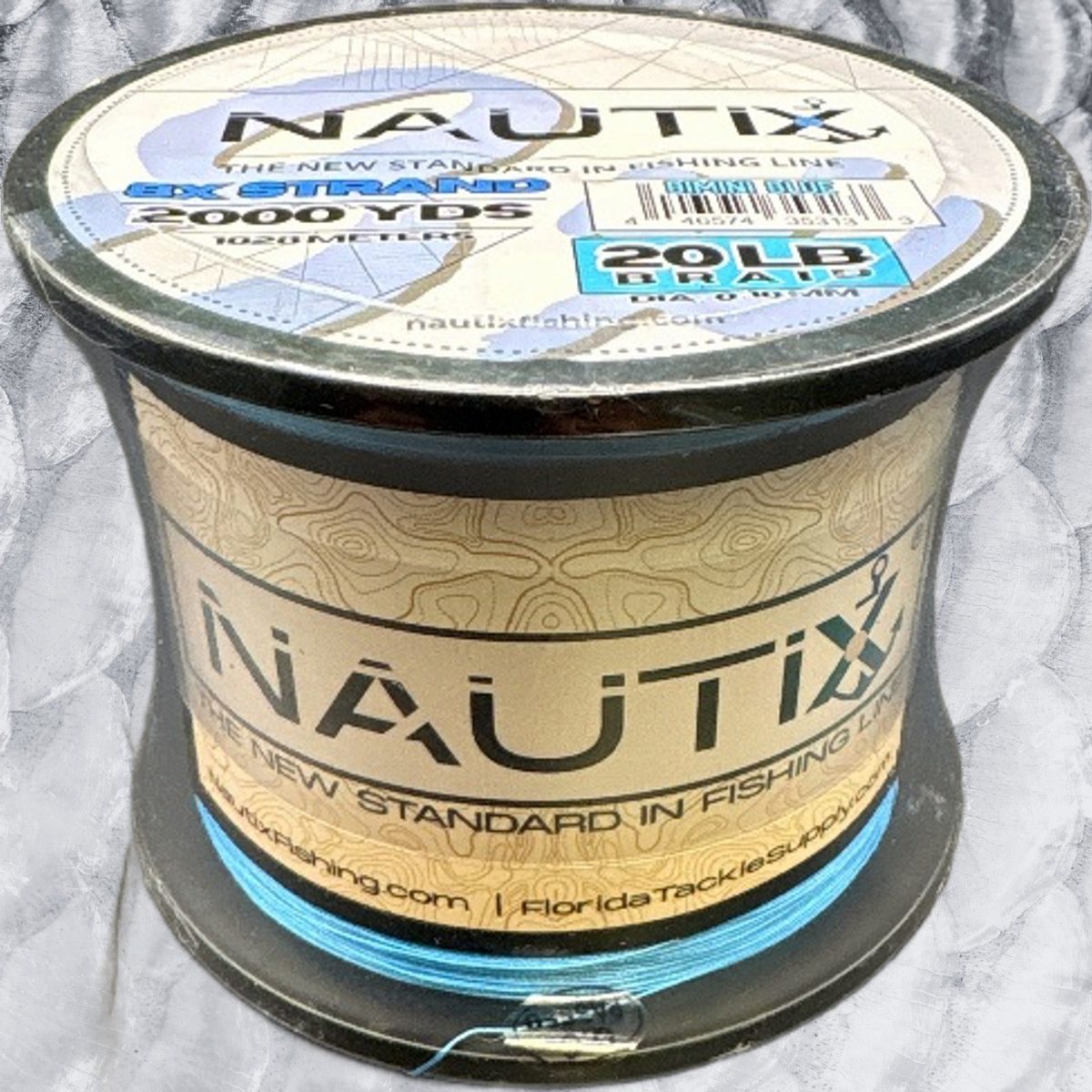 20lb Nautix 8x Braid (Bimini Blue)