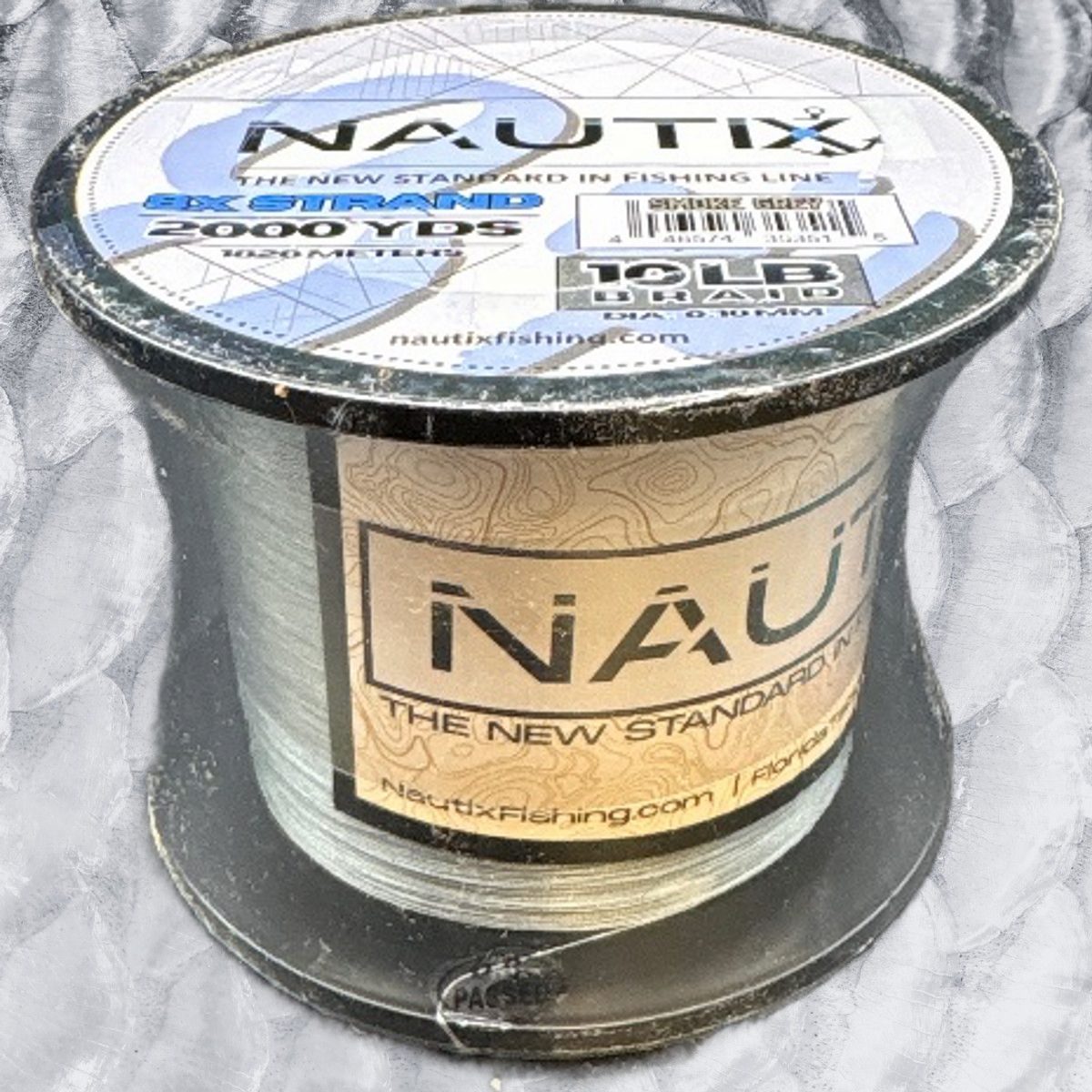 10lb Nautix 8x Braid (Smoke Grey)
