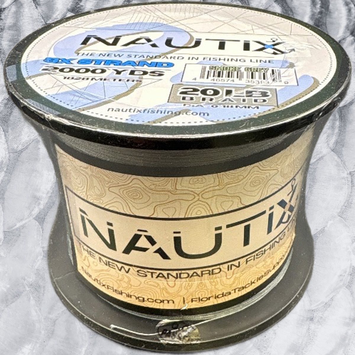 20lb Nautix 8x Braid (Smoke Grey)