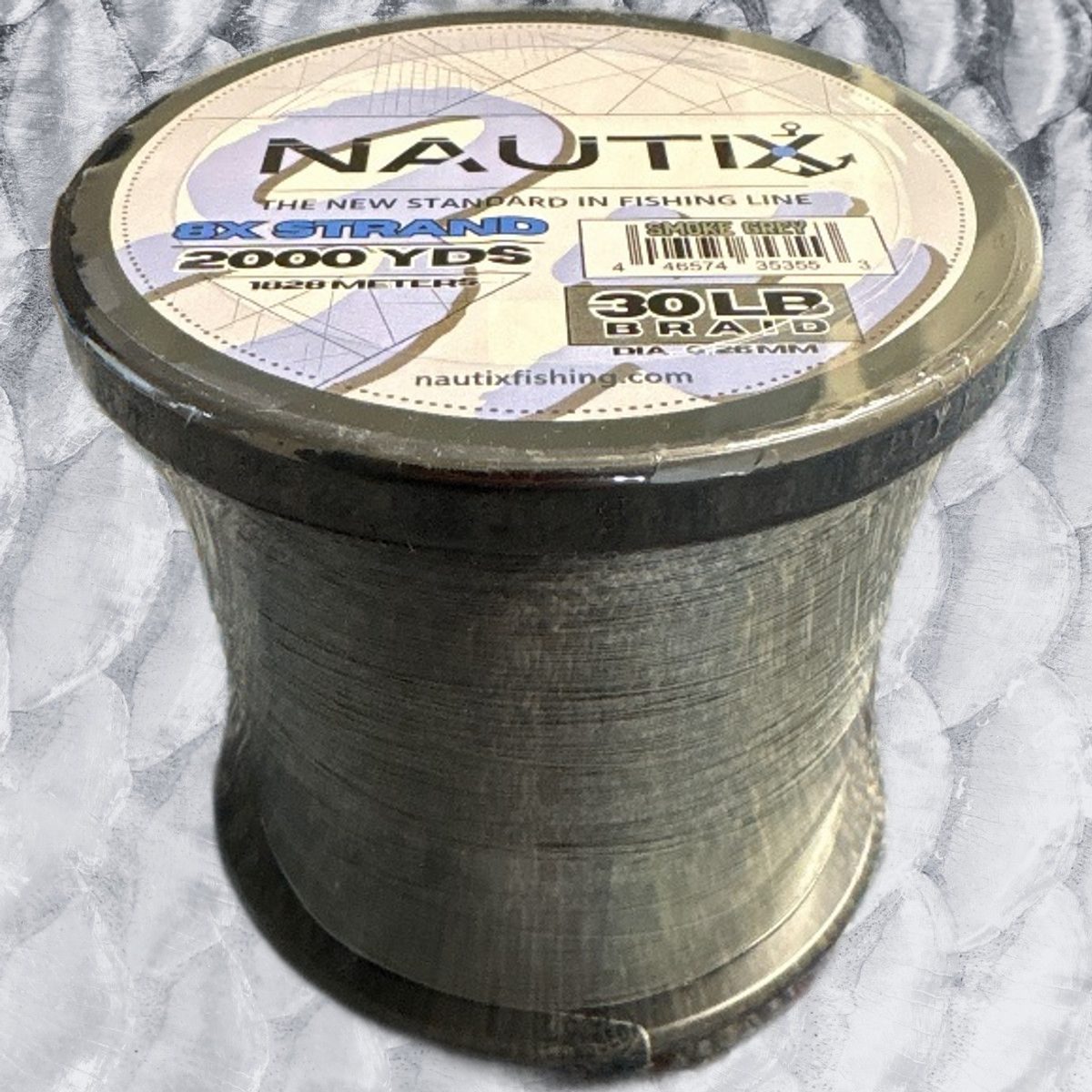 30lb Nautix 8x Braid (Smoke Grey)