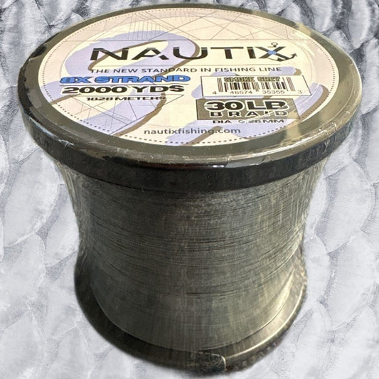 30lb Nautix 8x Braid (Smoke Grey)