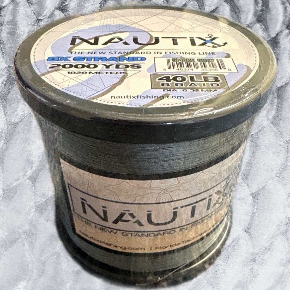 40lb Nautix 8x Braid (Smoke Grey)