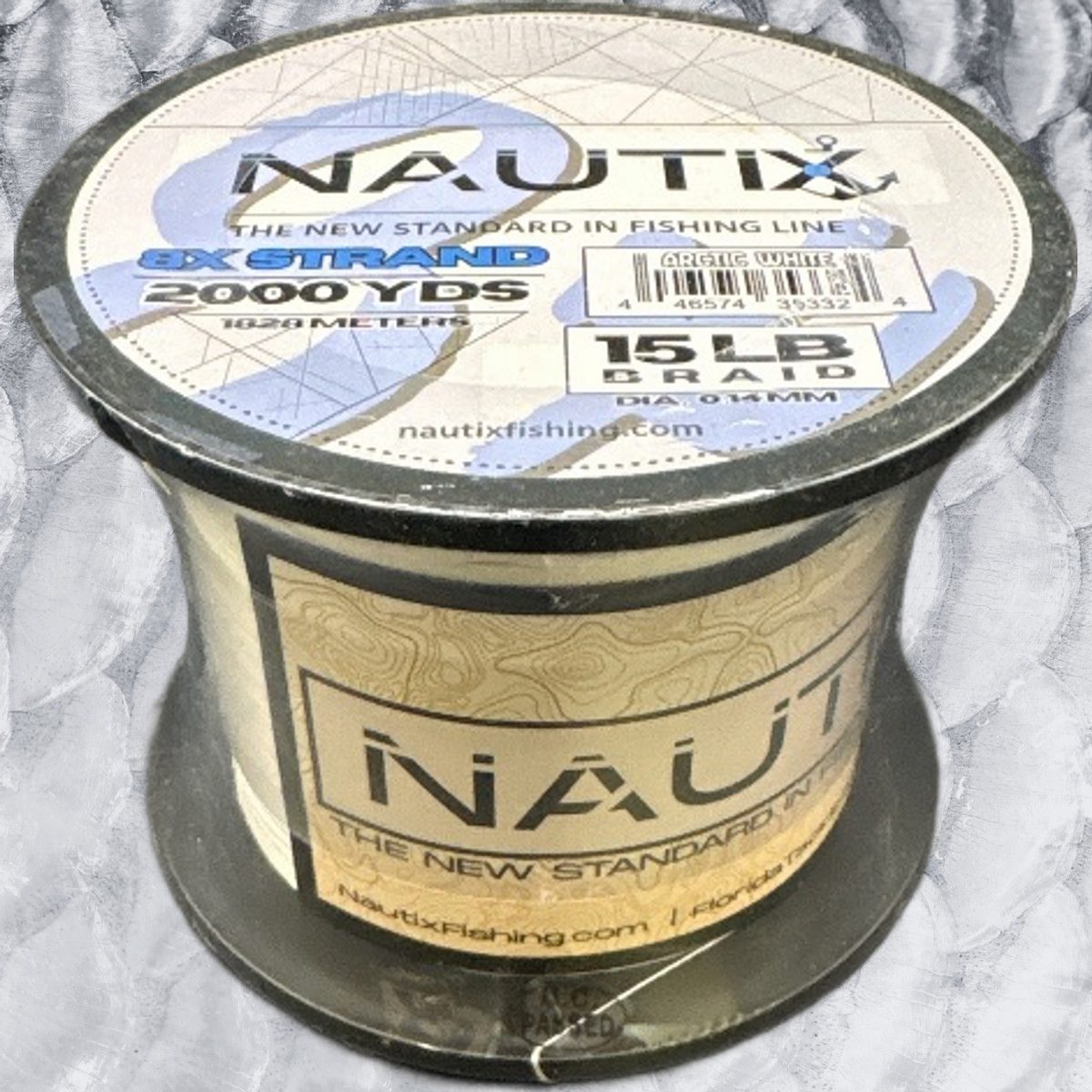 15lb Nautix 8x Braid (Arctic White)
