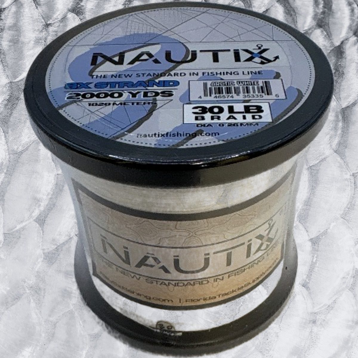 30lb Nautix 8x Braid (Arctic White)