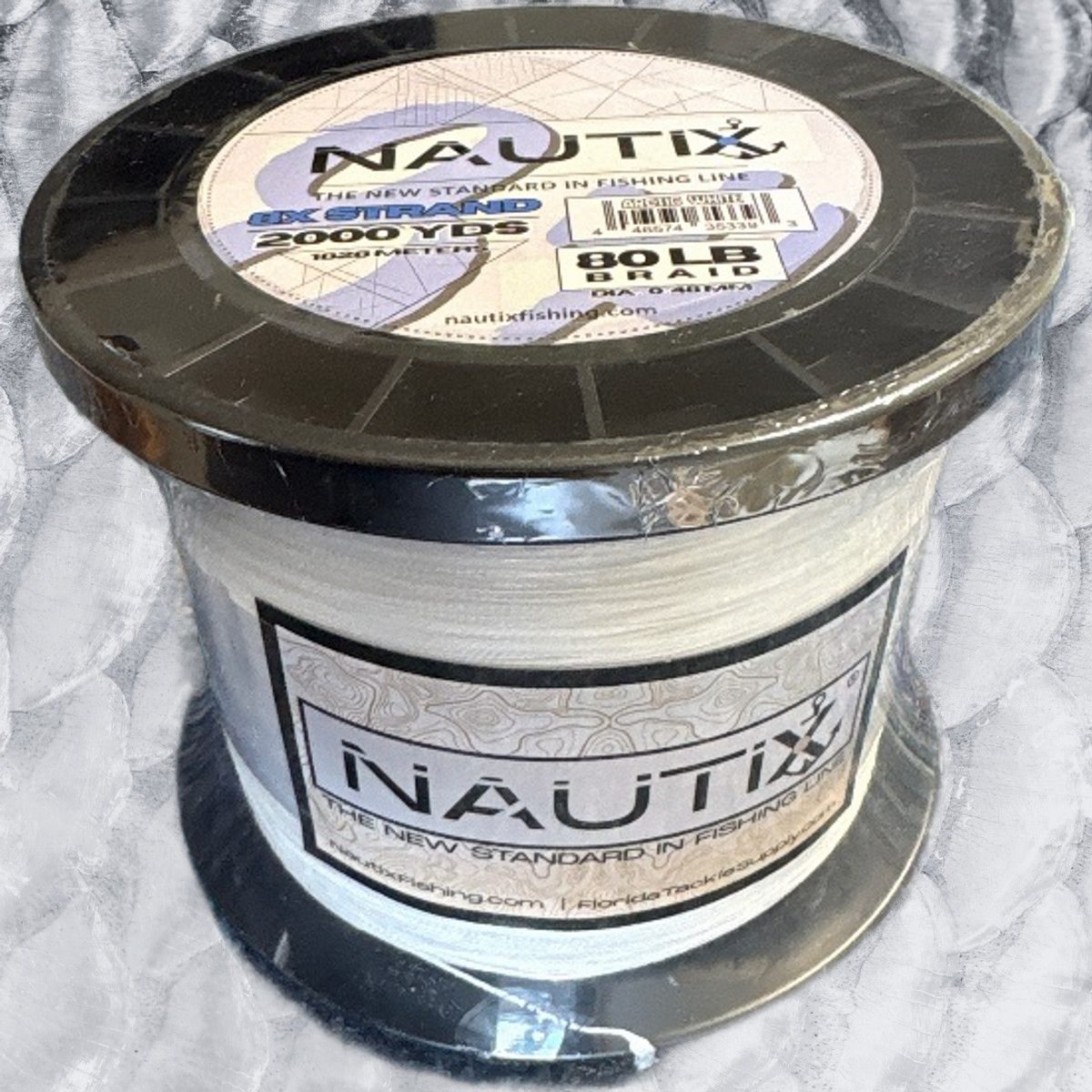 80lb Nautix 8x Braid (Arctic White)