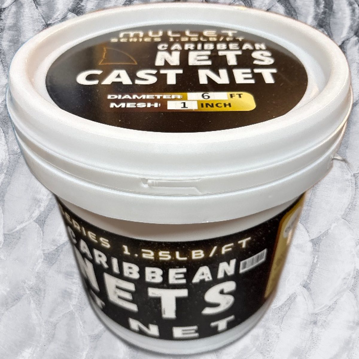 6' 1" Mullet Series Cast Net - Clear (1.25lb)