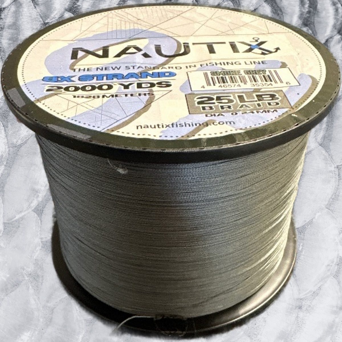 25lb Nautix 8x Braid (Smoke Grey)