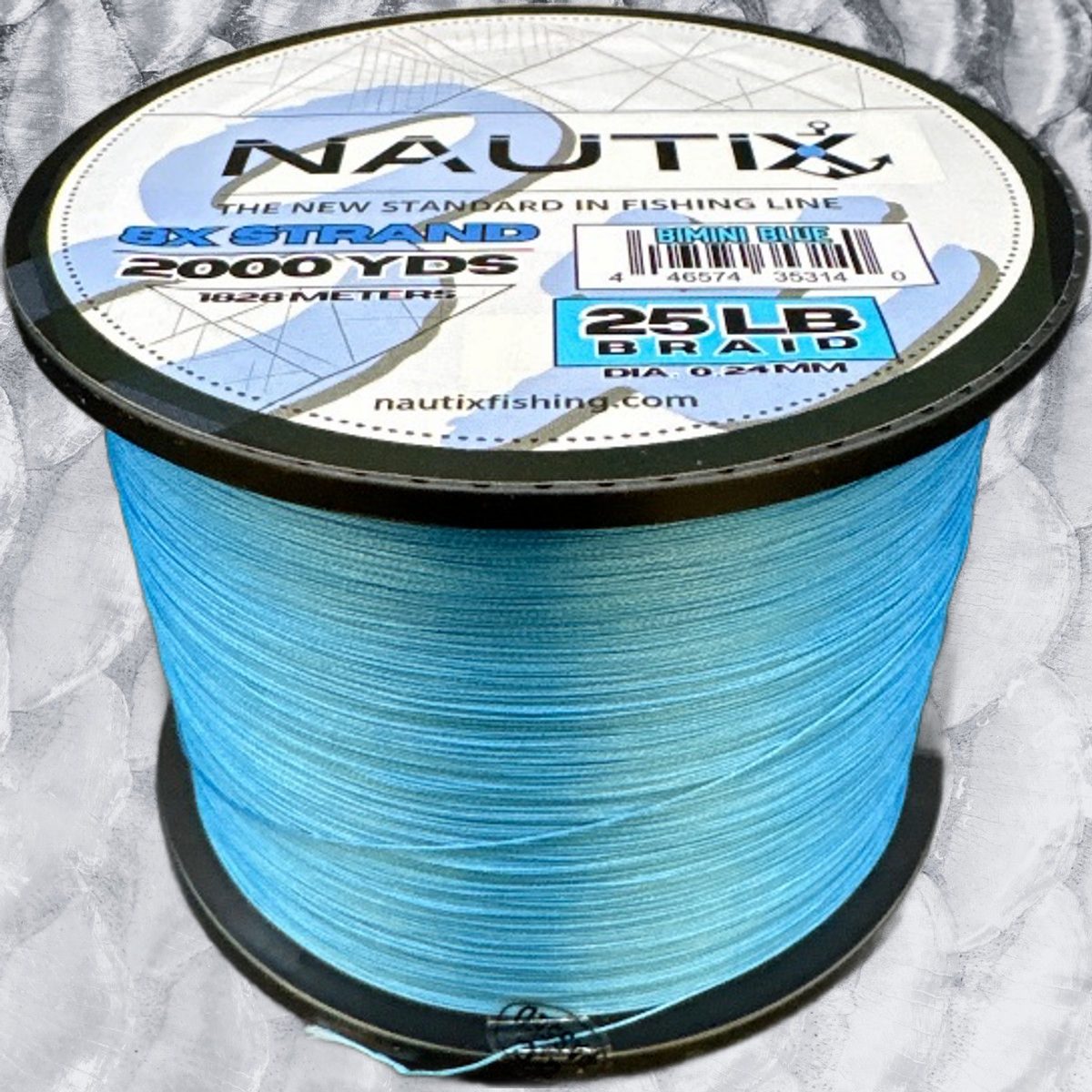 25lb Nautix 8x Braid (Bimini Blue)