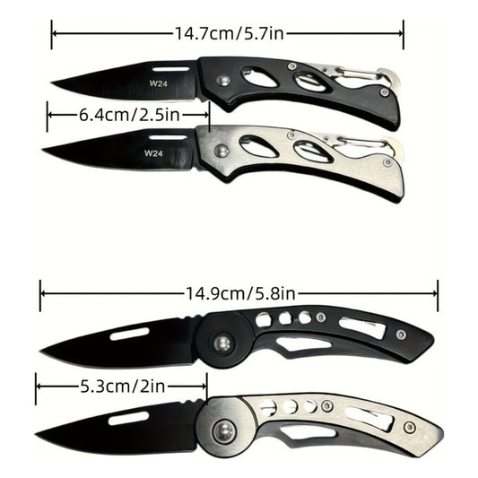 Atisen - Silver & Black Small Knife