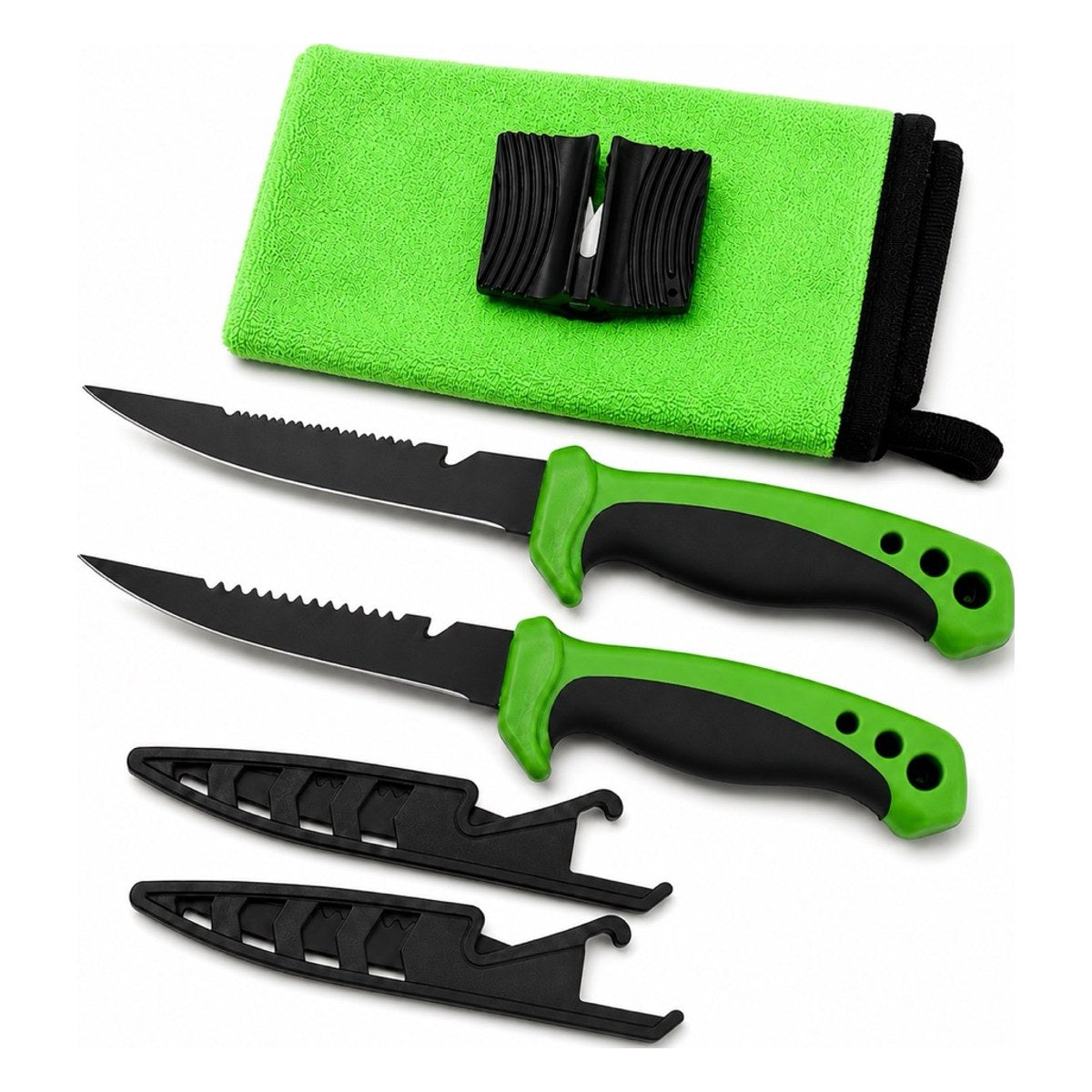 Atisen - 362 Green Double Knife