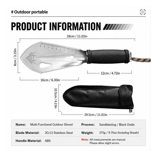 Atisen - Mini Shovel + Bike Tool