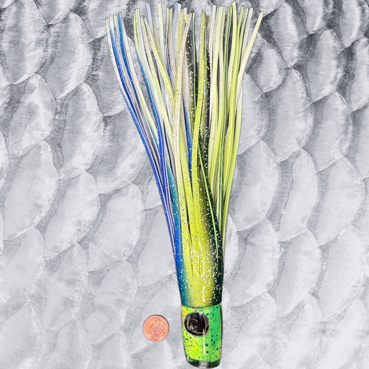9in Abyssal Slant Trolling lure color #1-Mahi Slayer