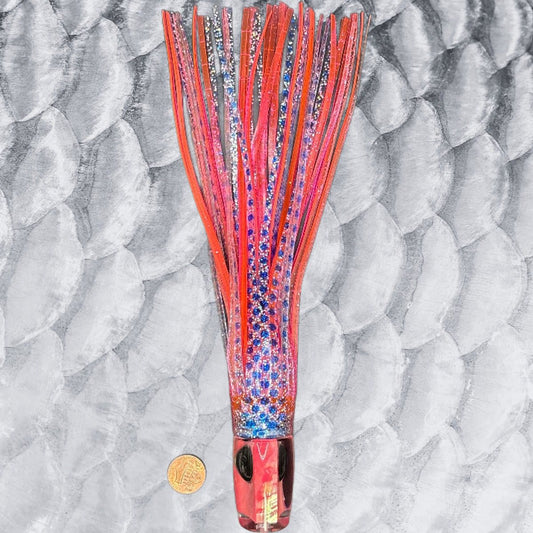 9in Abyssal Slant Trolling lure color #2- Hot Pink