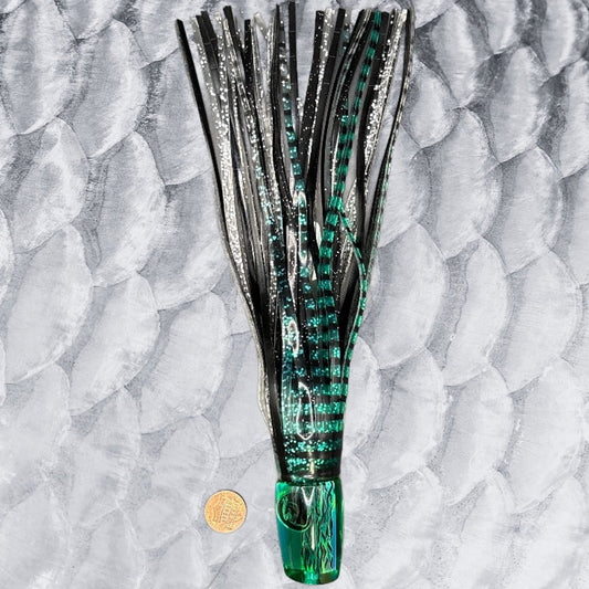 9in Abyssal Slant Trolling lure color #4- Emerald Tinker