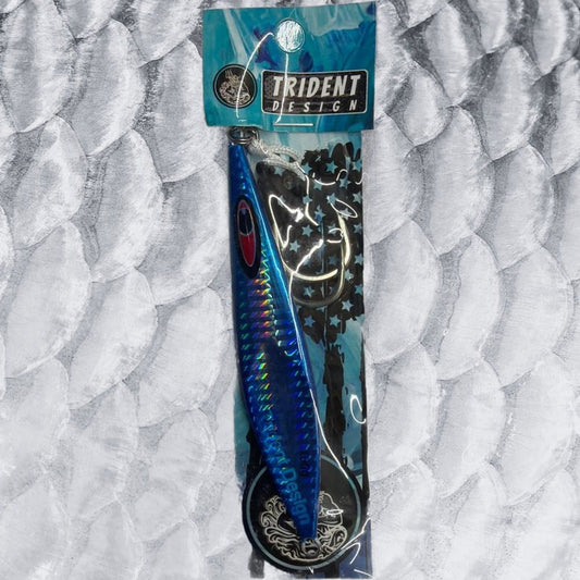 100g Scooped Jig - Blue
