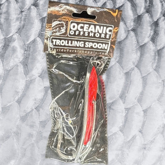 30 Pink on Silver Drone Spoon