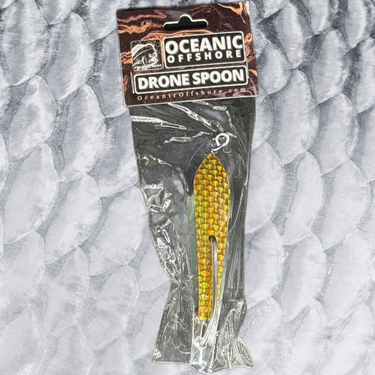 50 Gold on Silver Drone Spoon