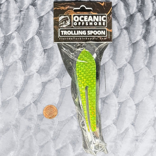 55 Chartreuse on Silver Drone Spoon
