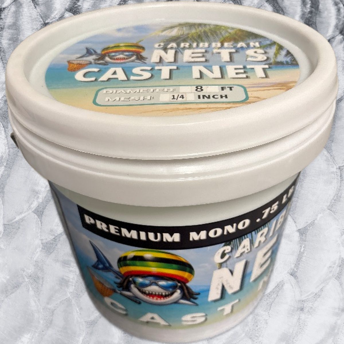 8' - 1/4" Clear Cast Net CL814