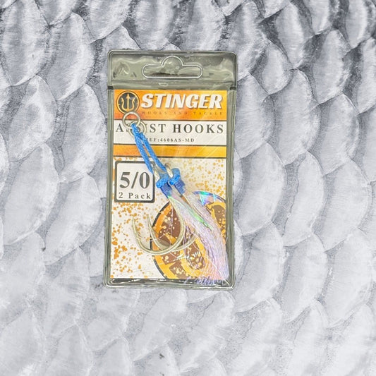 5/0 Assist Hook Blue Braid