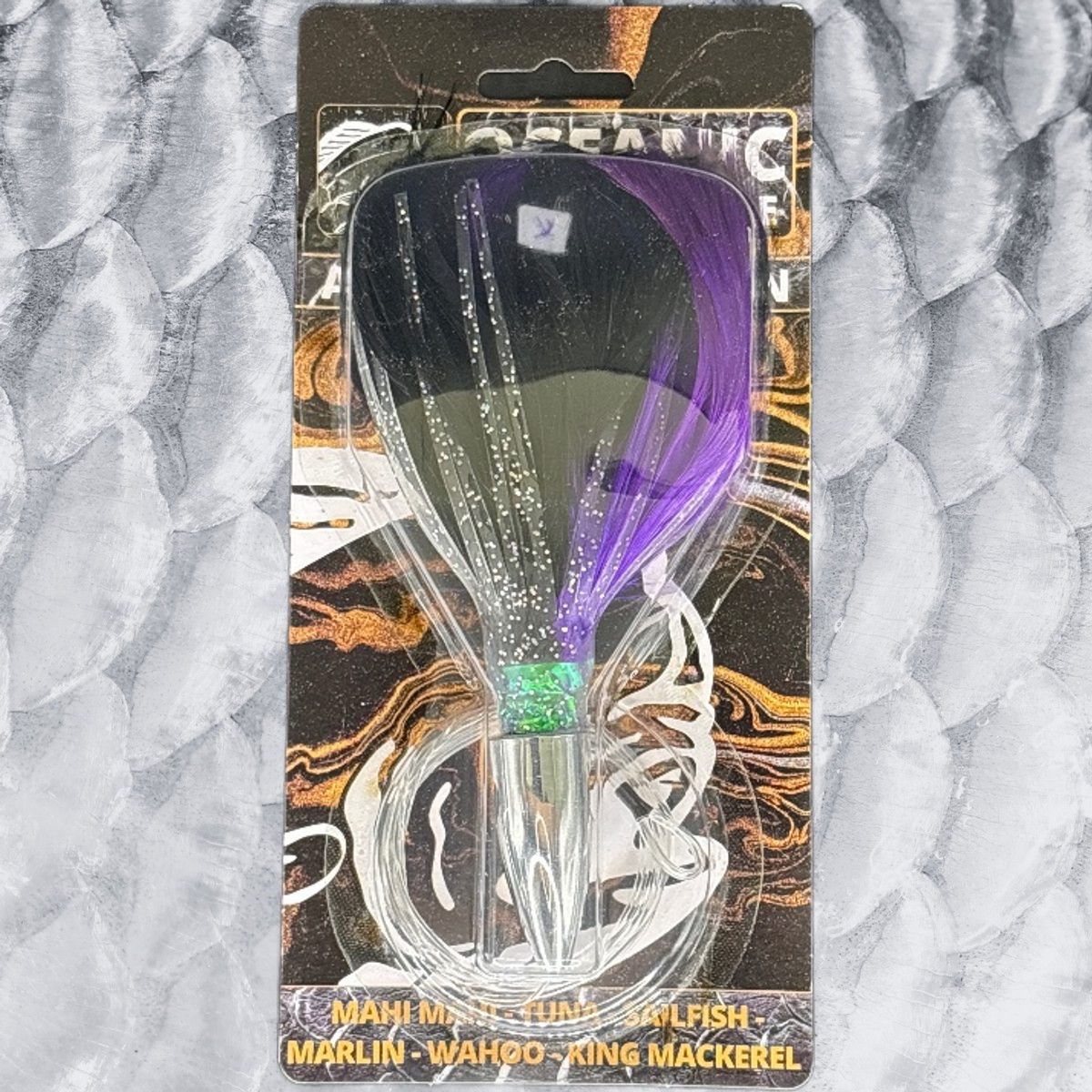 Mahi Feather 6” Purple Black