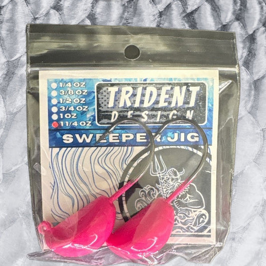 Sweeper Jig Pink (6)  1 1/4oz