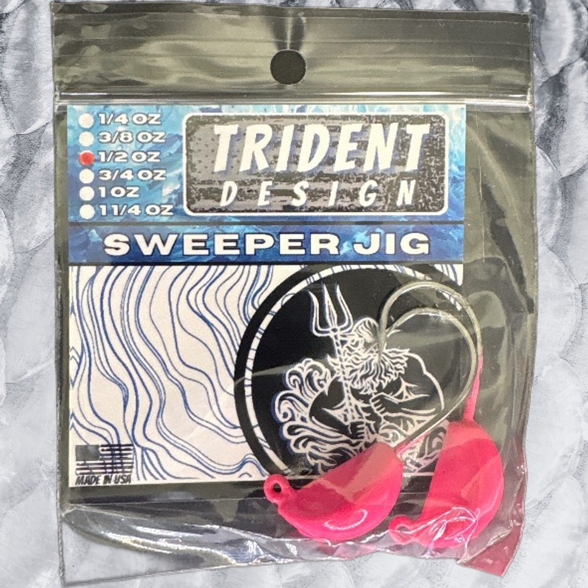 Sweeper Jig Pink (3) 1/2oz