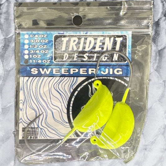 Sweeper Jig Chartreuse (12)  1 1/4oz