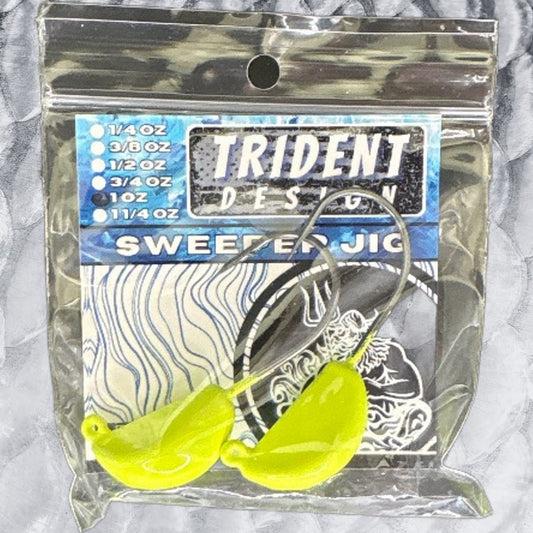 Sweeper Jig Chartreuse (11) 1oz
