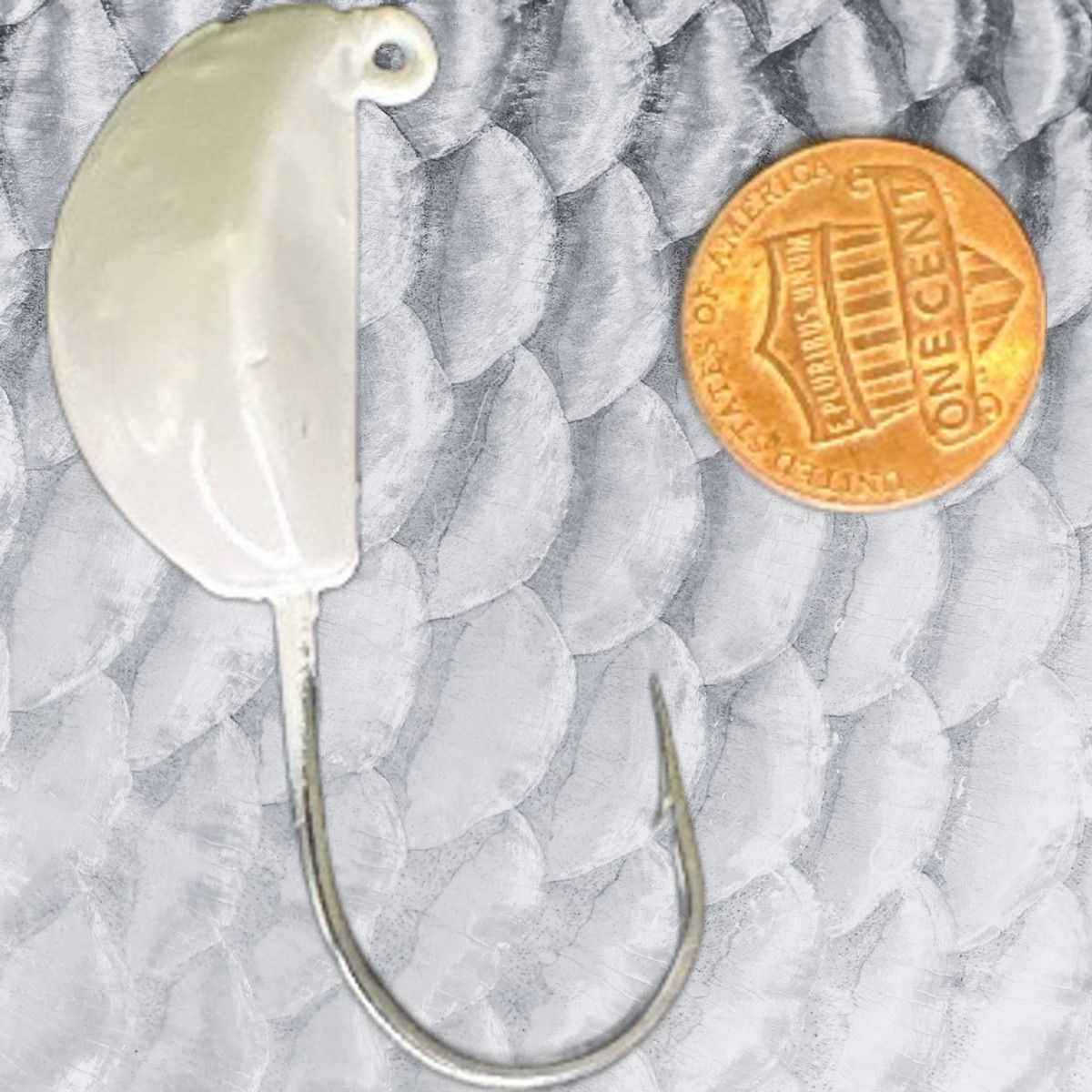 Sweeper Jig White (18)  1 1/4oz