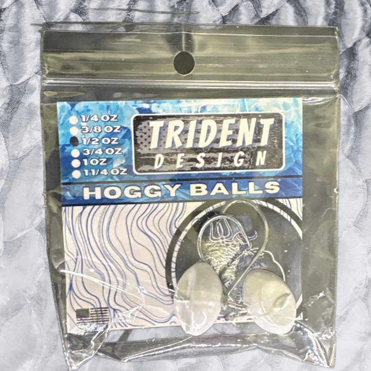 Hog Ball (25) White - 1/2oz