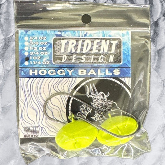 Hog Ball (6) Chartreuse - 1oz
