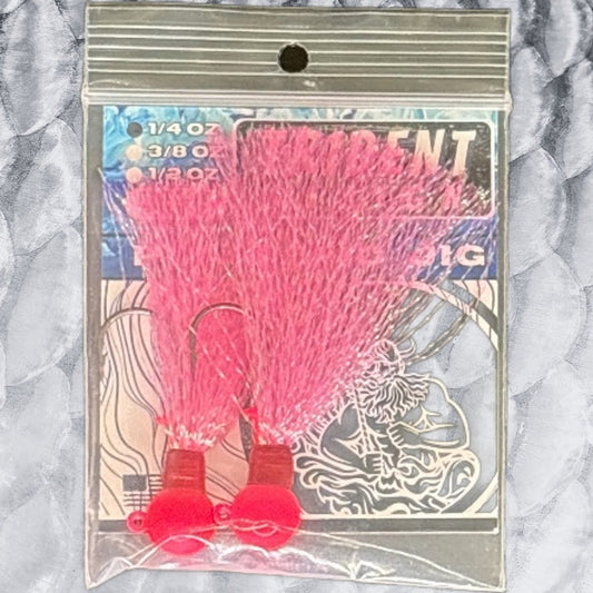 Pompano Jig (7) 1/4oz Pink