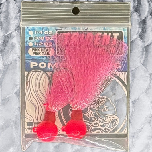 Pompano Jig (8) 3/8oz Pink