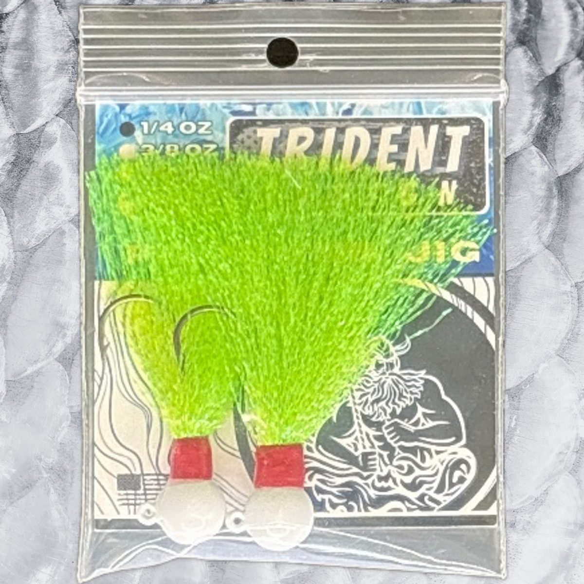 Pompano Jig (10) 1/4oz Wht/Chrt